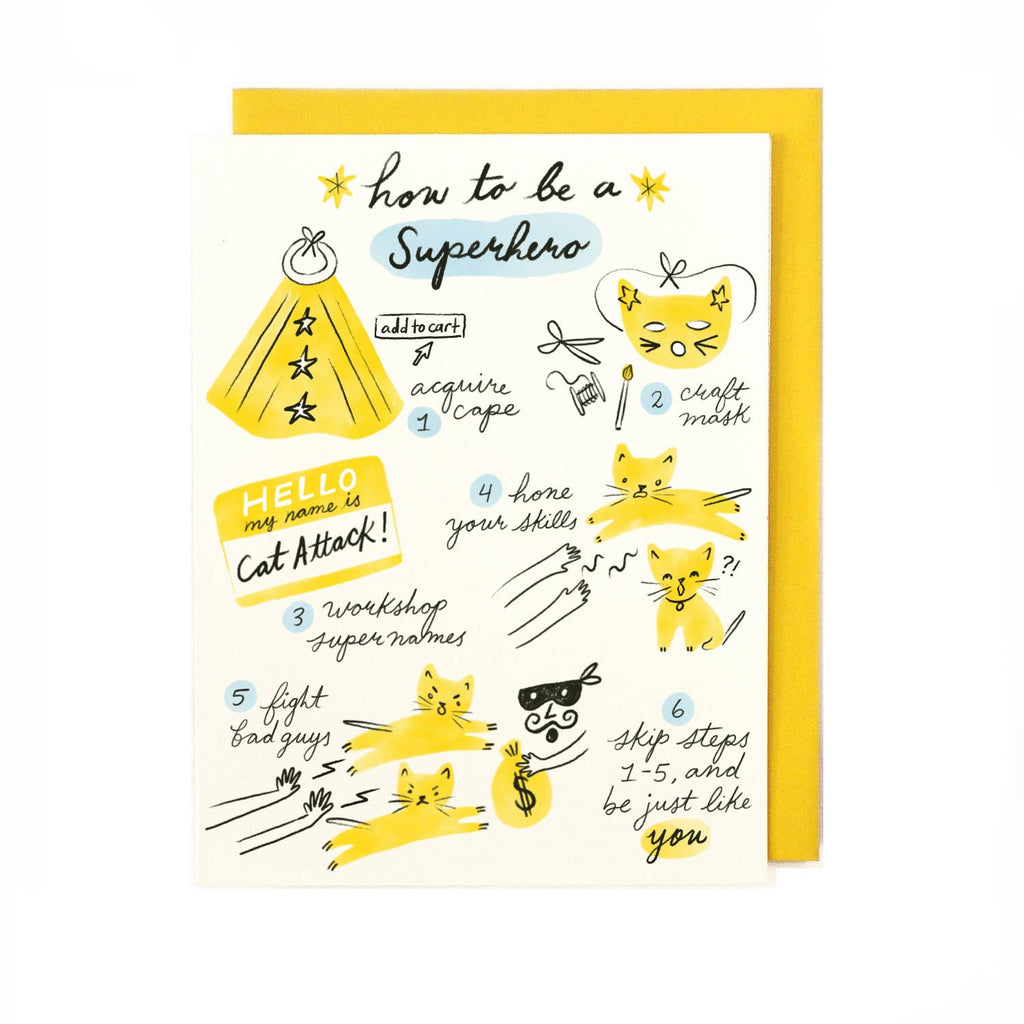 Little Low Superhero Card
