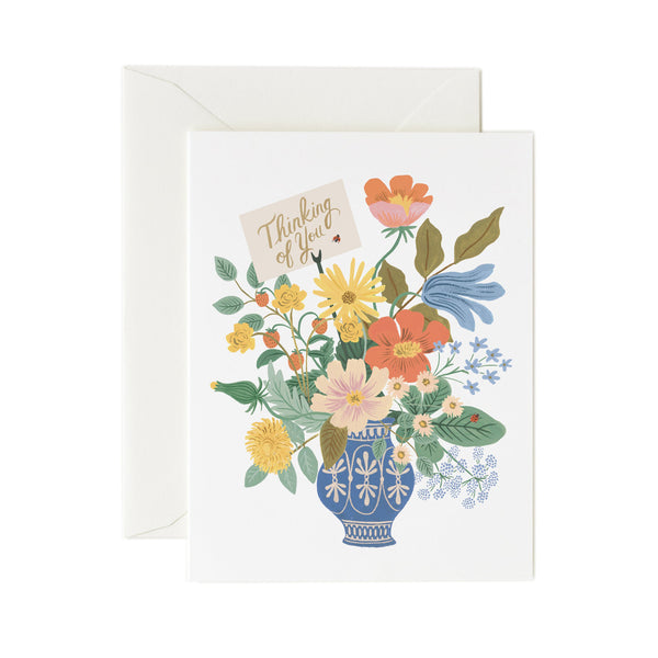 Rifle Paper Co. Thinking Of You Bouquet Sympathy Card