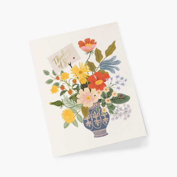 Rifle Paper Co. Thinking Of You Bouquet Sympathy Card