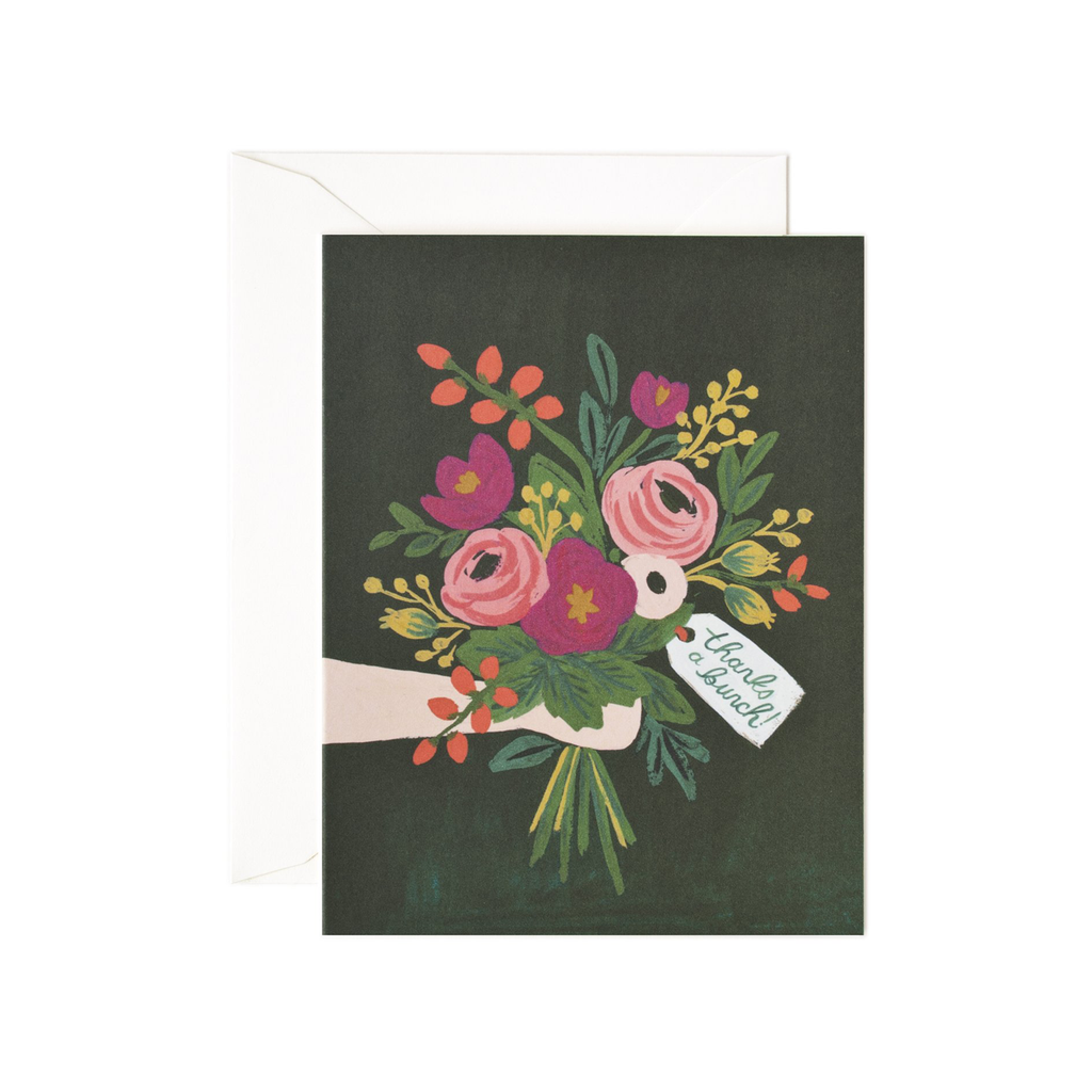 Rifle Paper Co. Thanks A Bunch Thank You Card