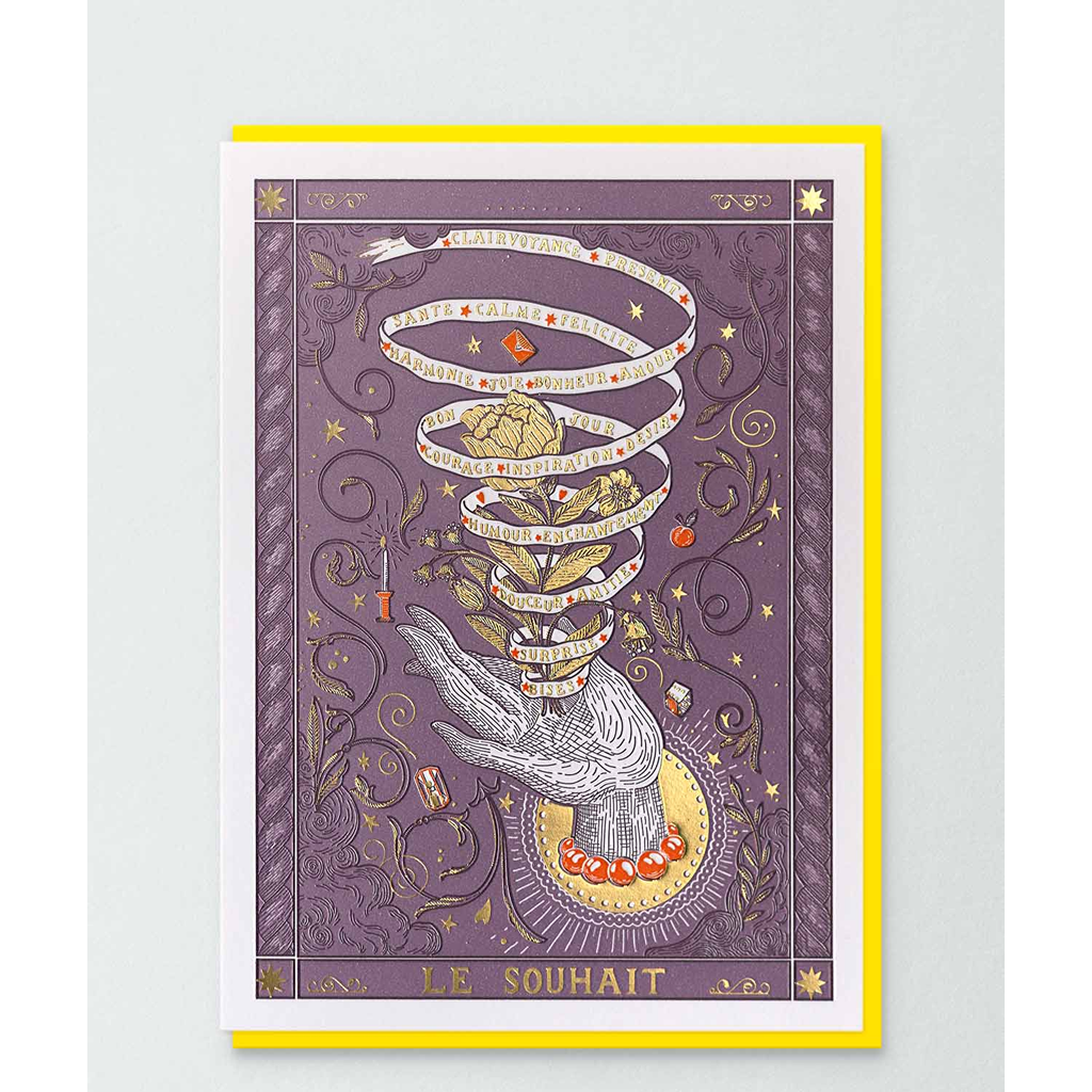 LETTERPRESS DE PARIS LE SOUHAIT (THE WISH) Card