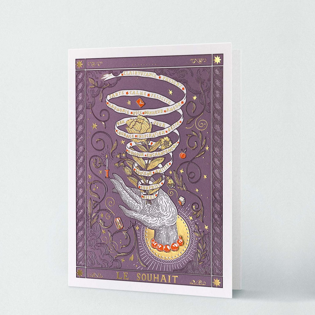 LETTERPRESS DE PARIS LE SOUHAIT (THE WISH) Card
