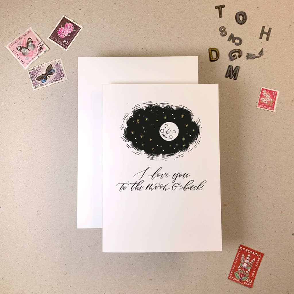 Imogen Owen I Love You To The Moon and Back Card