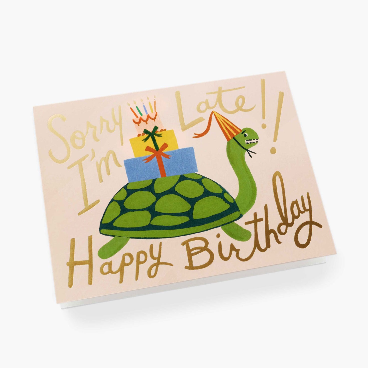 Rifle Paper Co. Turtle Belated Birthday Card– The Paper Parlour
