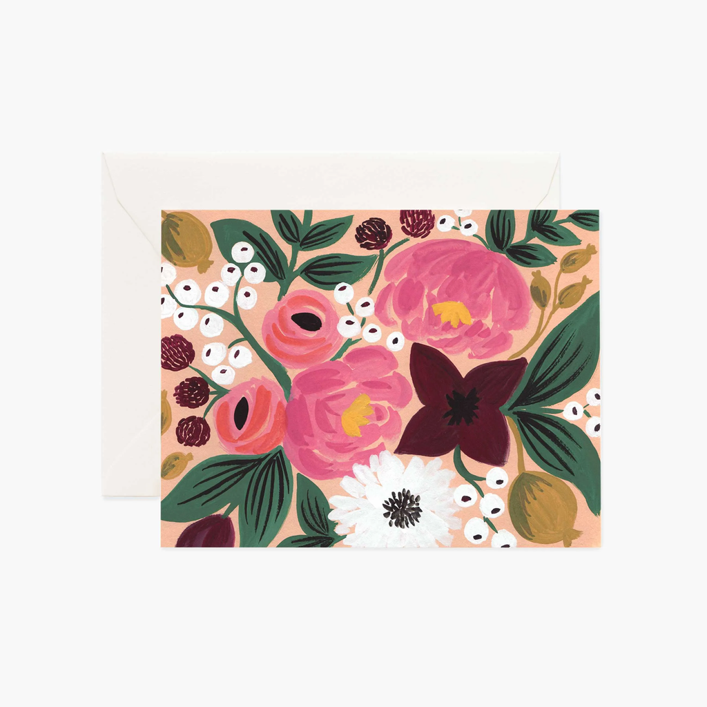 Rifle Paper Co. Vintage Blossoms Peach Card