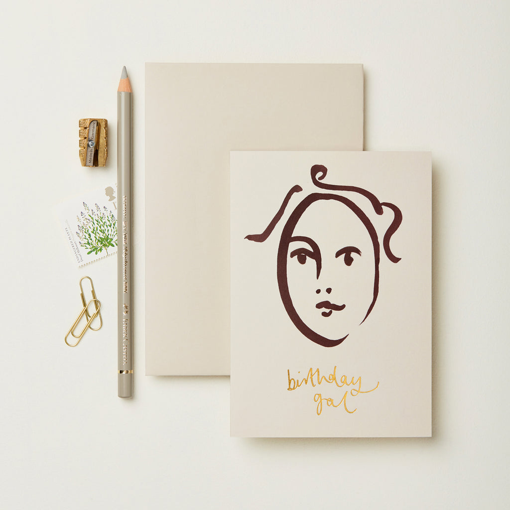 Wanderlust Paper Co. Portrait 'Birthday Gal'