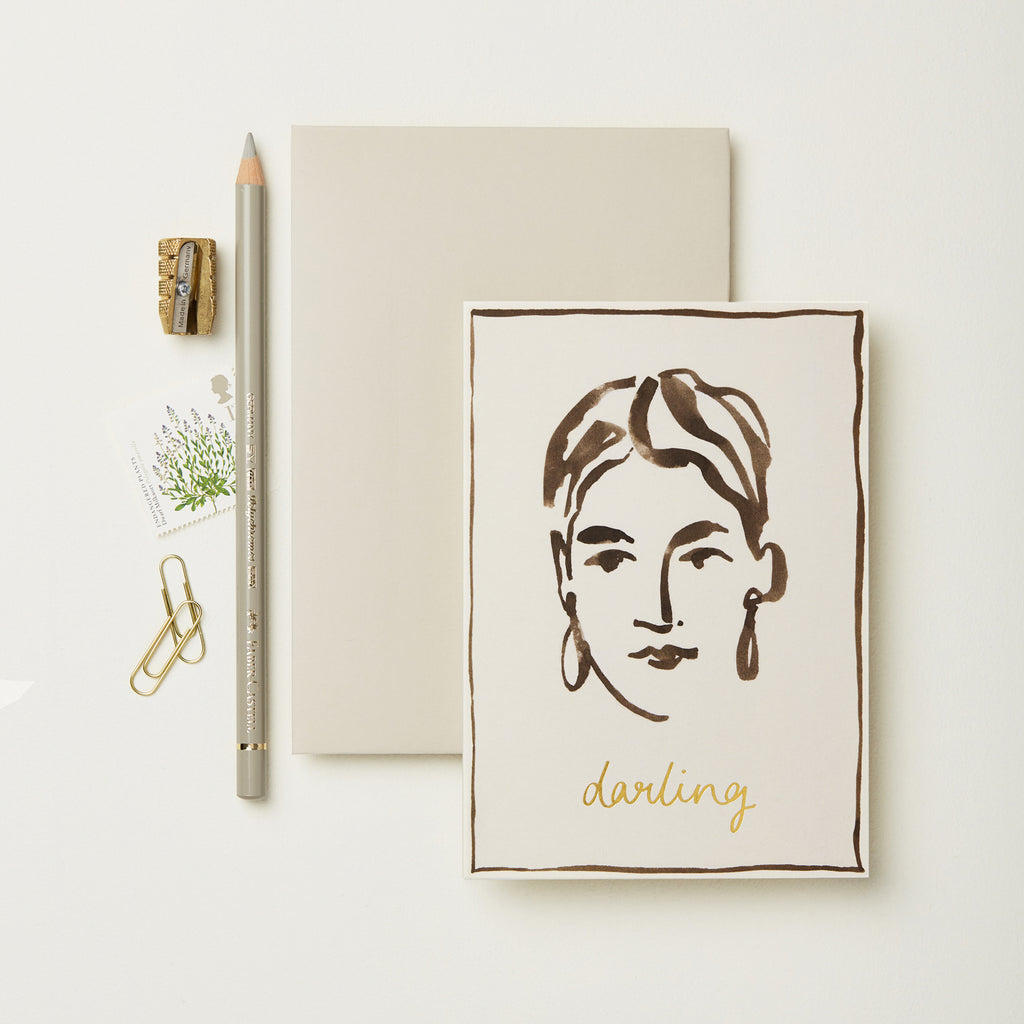 Wanderlust Paper Co. Portrait 'Darling'