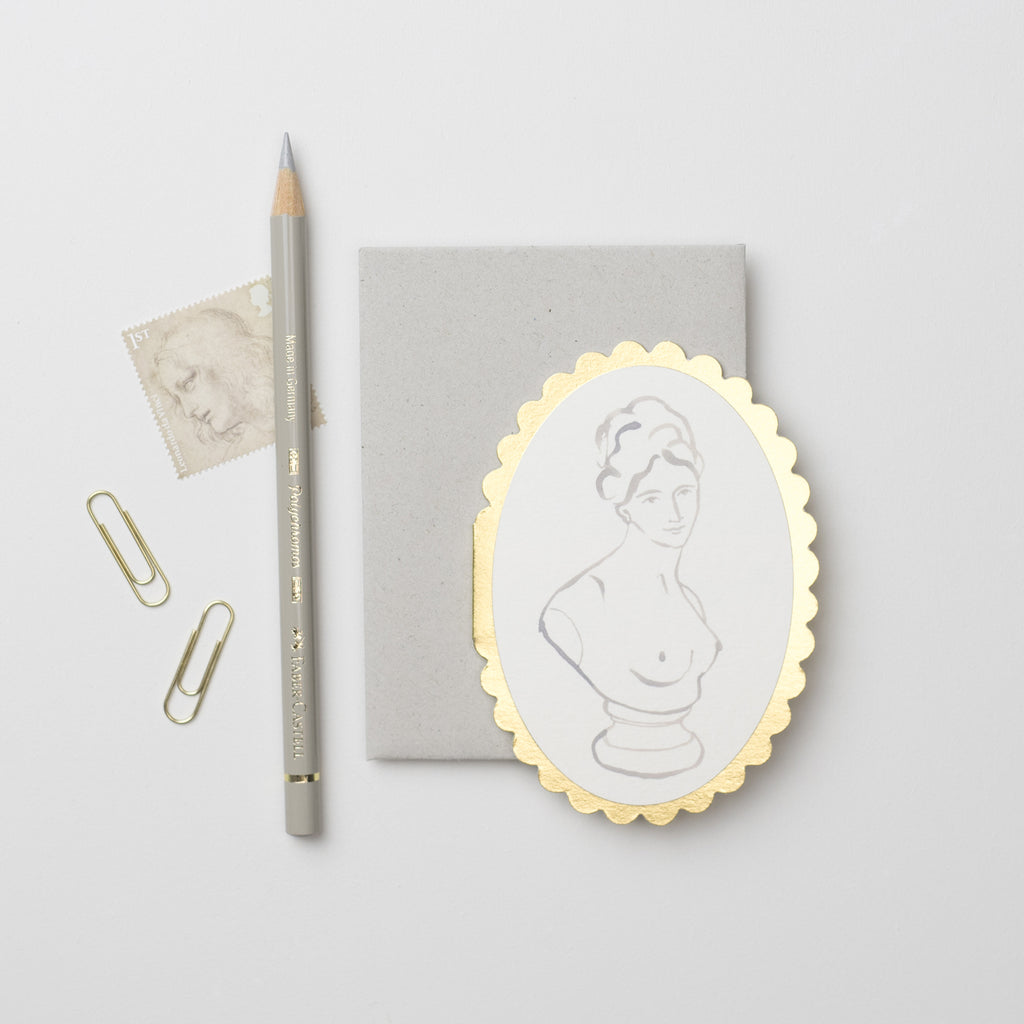 Wanderlust Paper Co. Classical Bust Mini Card