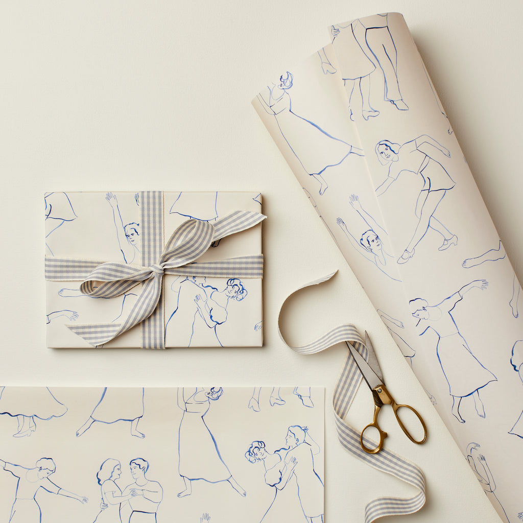Wanderlust Paper Co. Dancers Patterned Gift Wrap