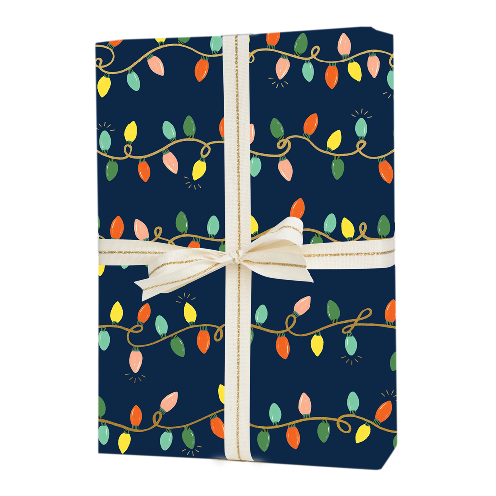 Rifle Paper Co. Holiday Lights Christmas Gift Wrap