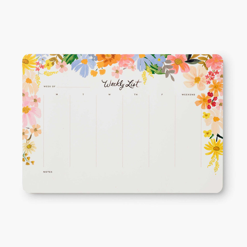 Rifle Paper Co. Marguerite Weekly Desk Pad