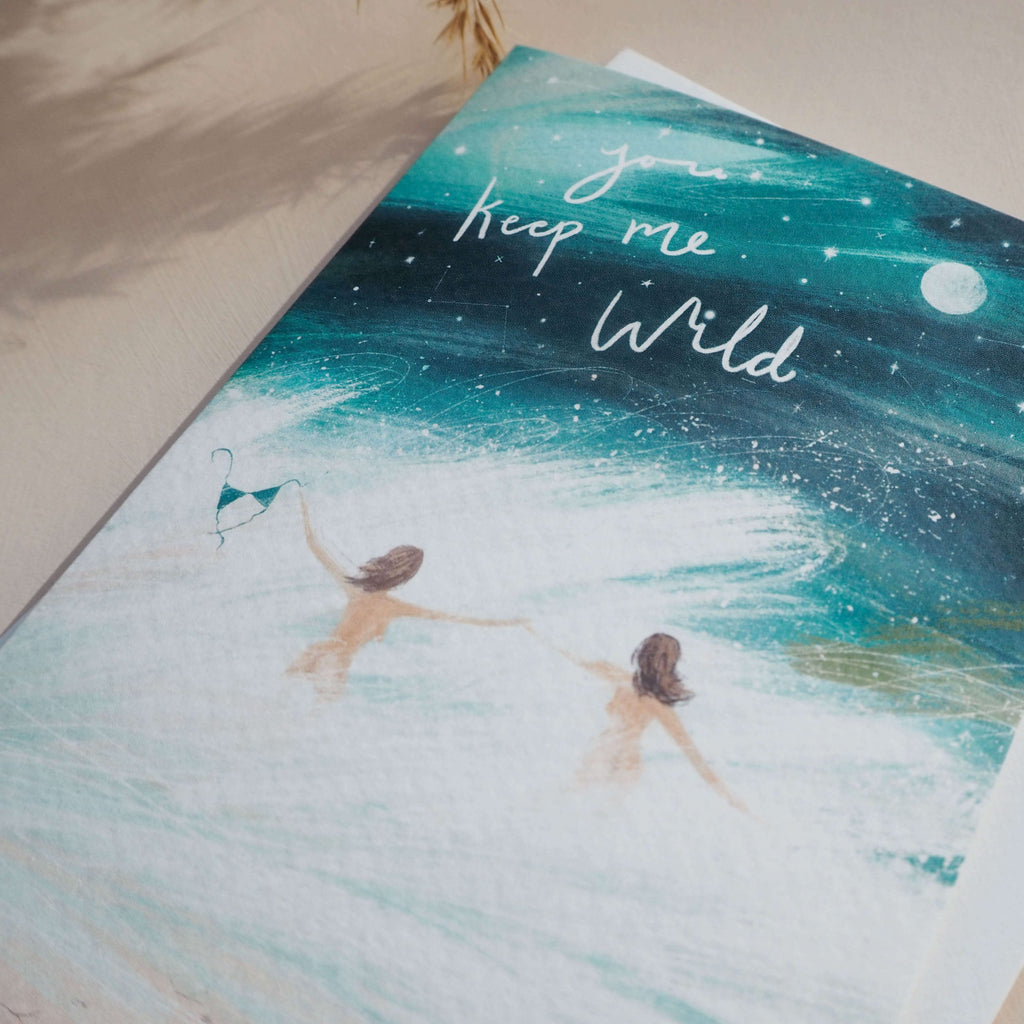 Imogen Davis Keep Me Wild Greeting Card