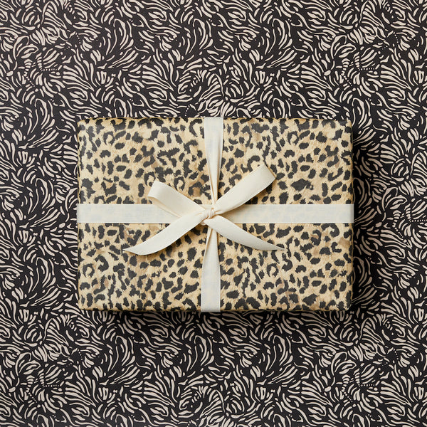 Katie Leamon L&L Heirloom Zebra & Vintage Leopard Gift Wrap (Double Sided)