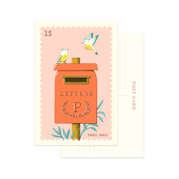JooJoo Paper - Mailbox Birds Postcard