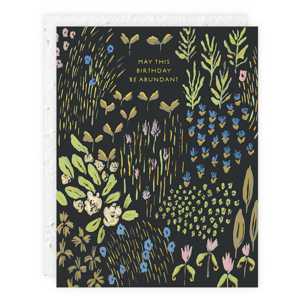 Seedlings - Abundance - Birthday Card