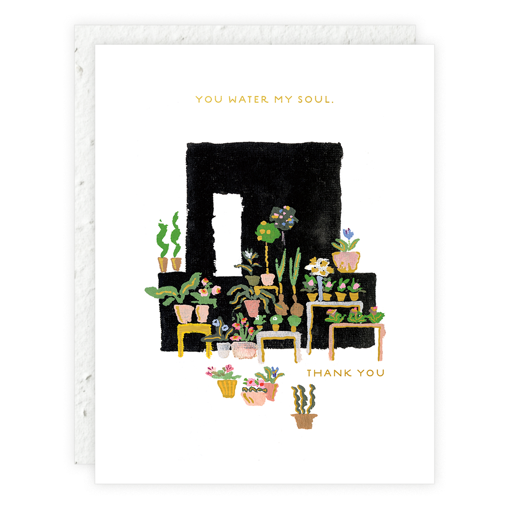 Seedlings - Fleuriste - Thank You Card