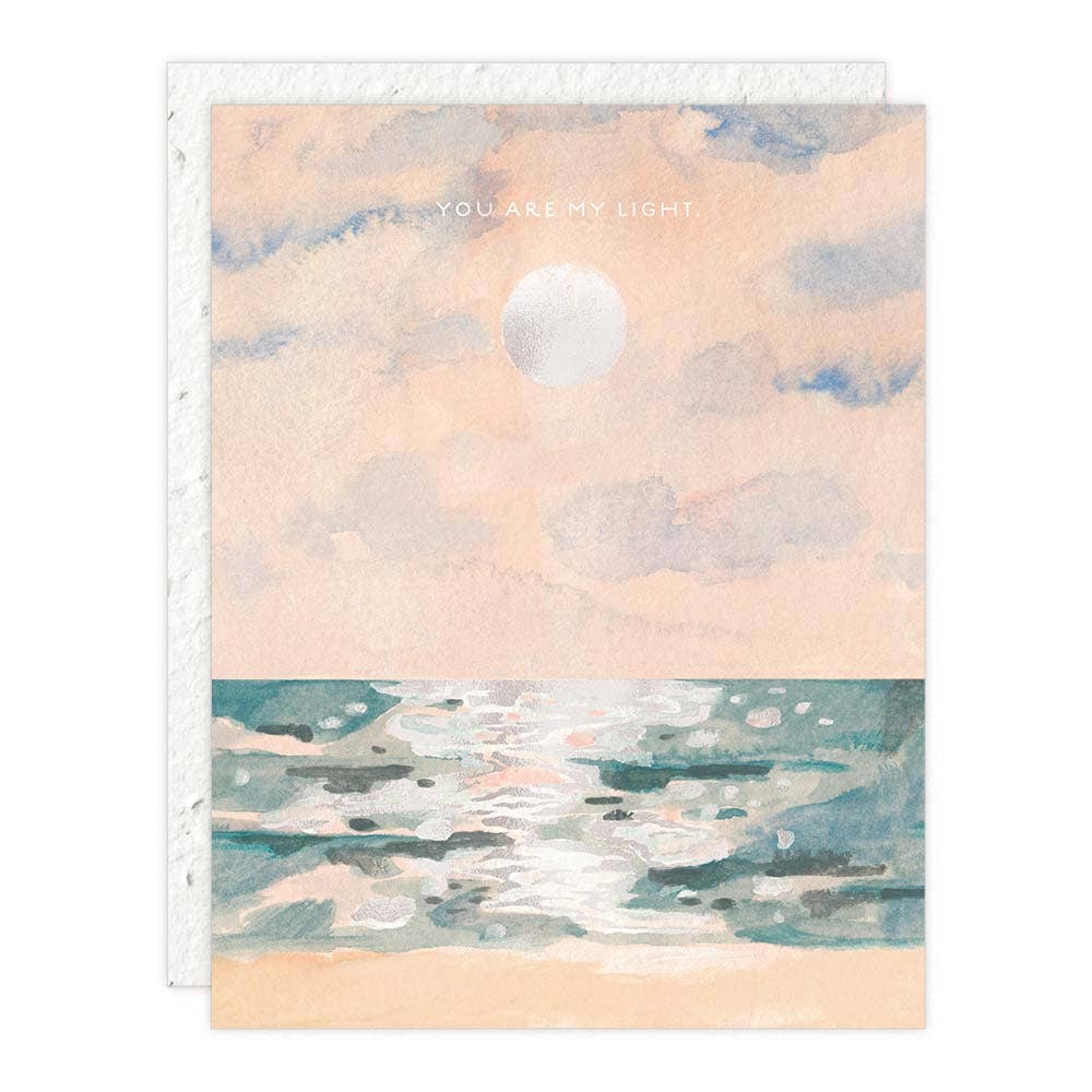Seedlings - Moonlight - Love + Friendship Card