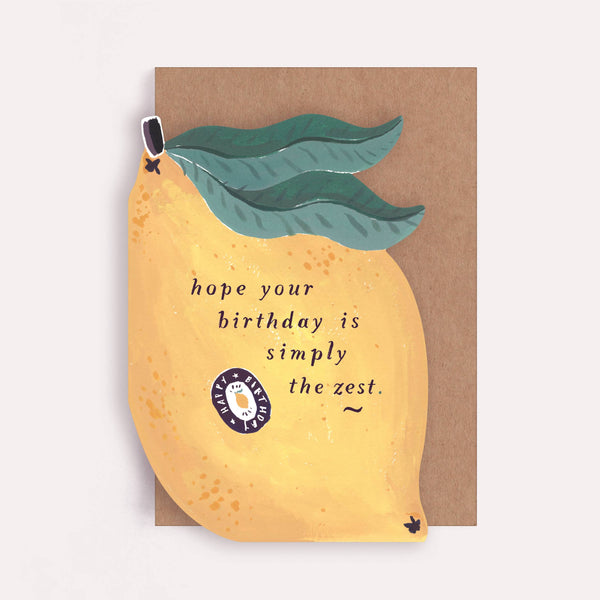 Sister Paper Co. Lemon Zest Birthday Card