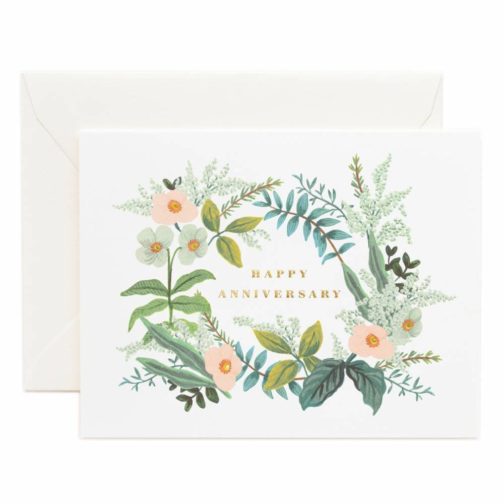 Rifle Paper Co. Anniversary Bouquet Card