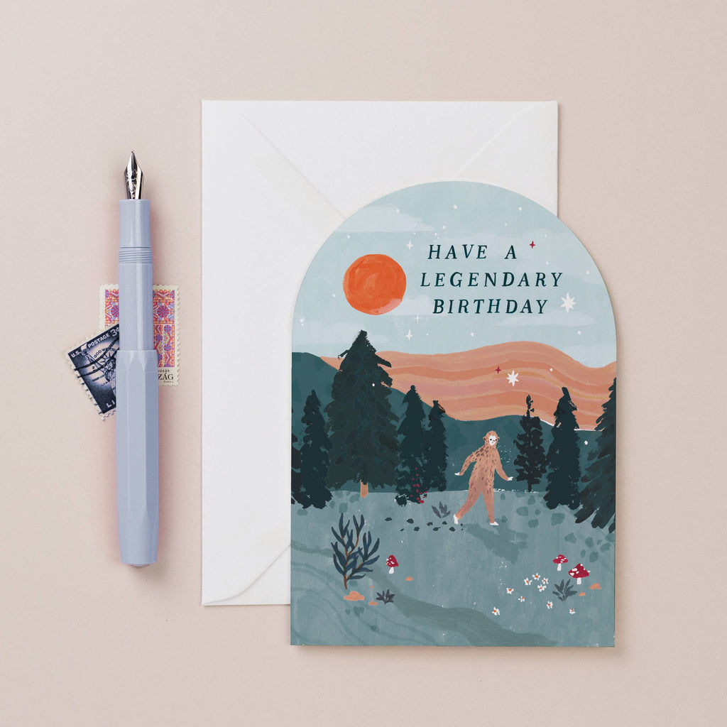 Sister Paper Co. - Legendary Bigfoot Birthday Card