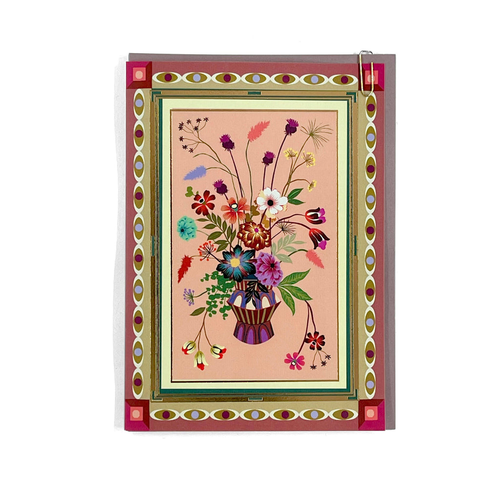 Pavilion - Bloom - Cantaloupe Greeting Card