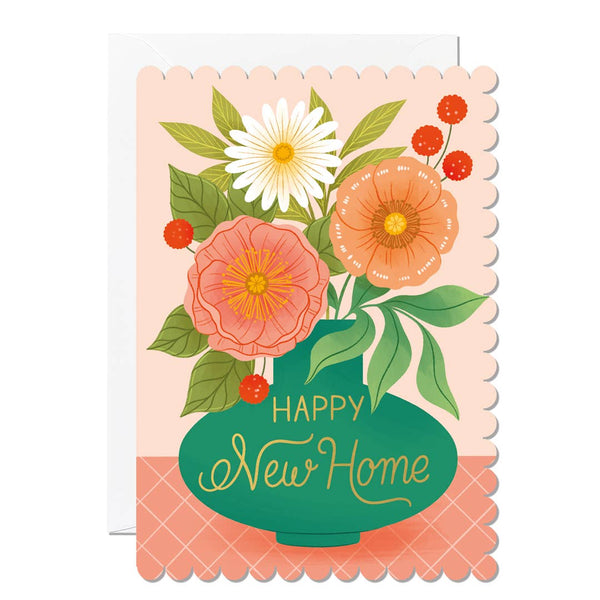 Ricicle Cards - Happy New Home Vase