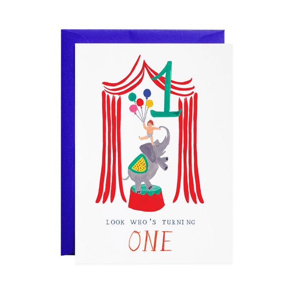 Mr. Boddington's Studio - One Ellie Elephant Birthday Card