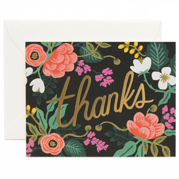 Rifle Paper Co. Birch Thanks Card SET