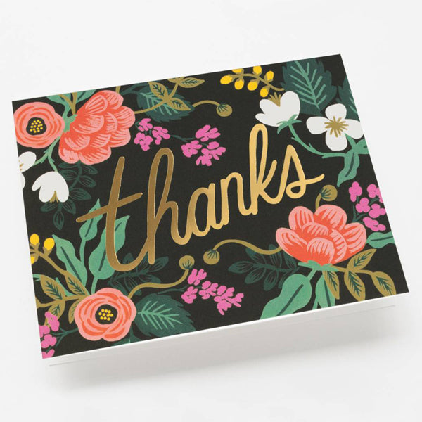 Rifle Paper Co. Birch Floral Thank You Card