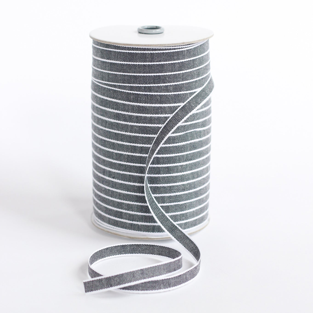 Studio Carta Drittofilo Cotton Ribbon - Black & White