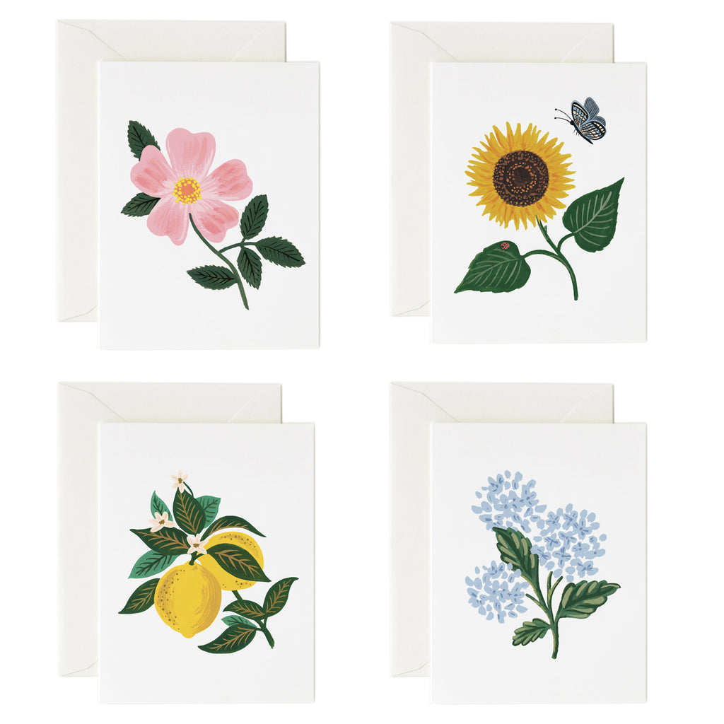 Rifle Paper Co. Botanical Blossom Card SET
