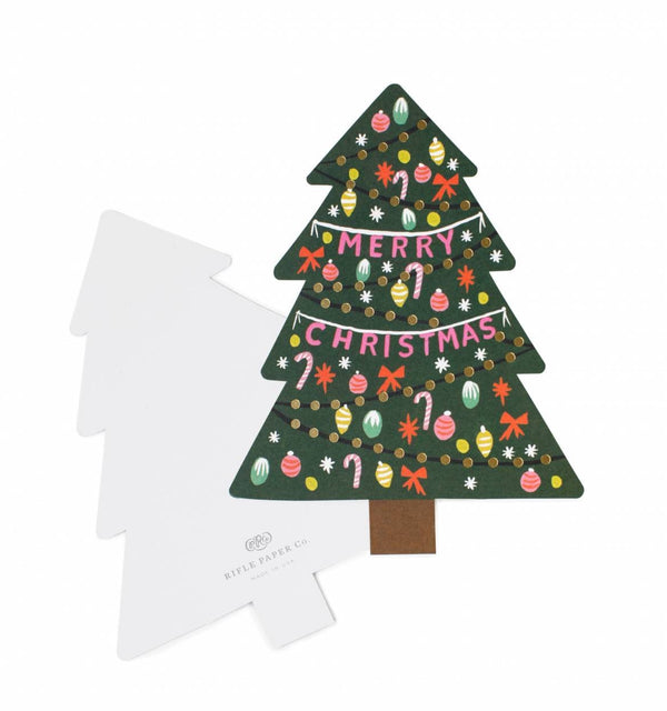 Rifle Paper Co. Christmas Tree Christmas Card SET