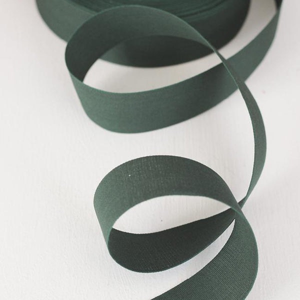Studio Carta Cotton Ribbon Tight Weave - Cypress Green