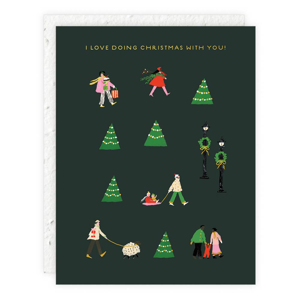 Seedlings - Christmas With You Christmas Card