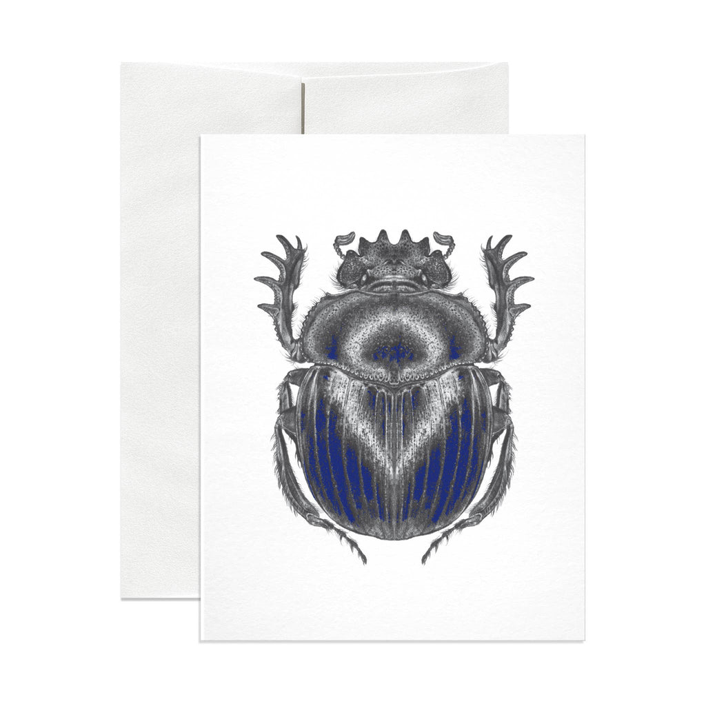 Open Sea - Sacred Scarab Greeting Card