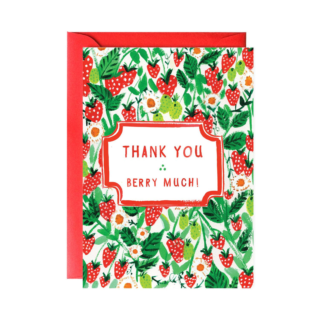 Mr. Boddington's Studio - Thank You Berry Much Thank You Card