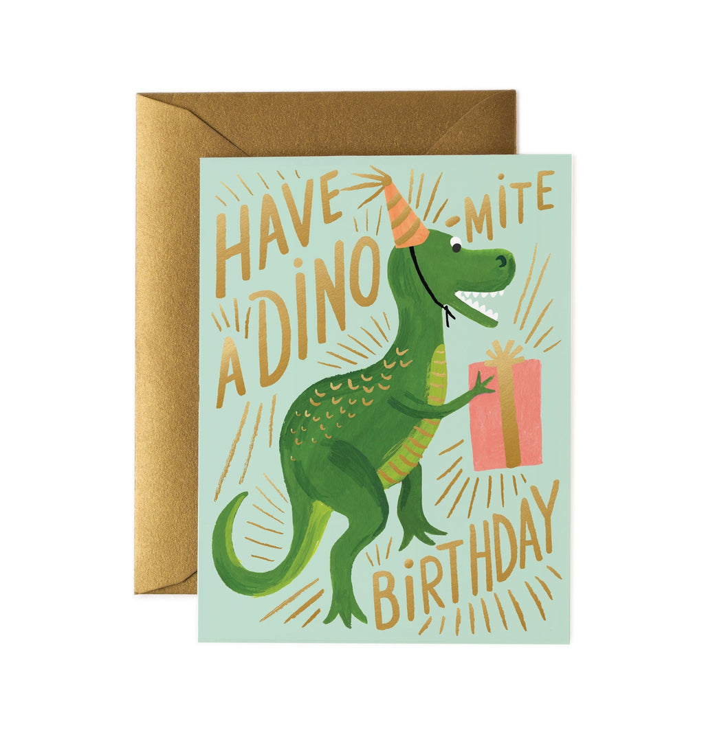 Rifle Paper Co. Dinomite Birthday Card