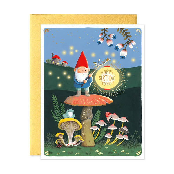 JooJoo Paper - Gnome Birthday Card