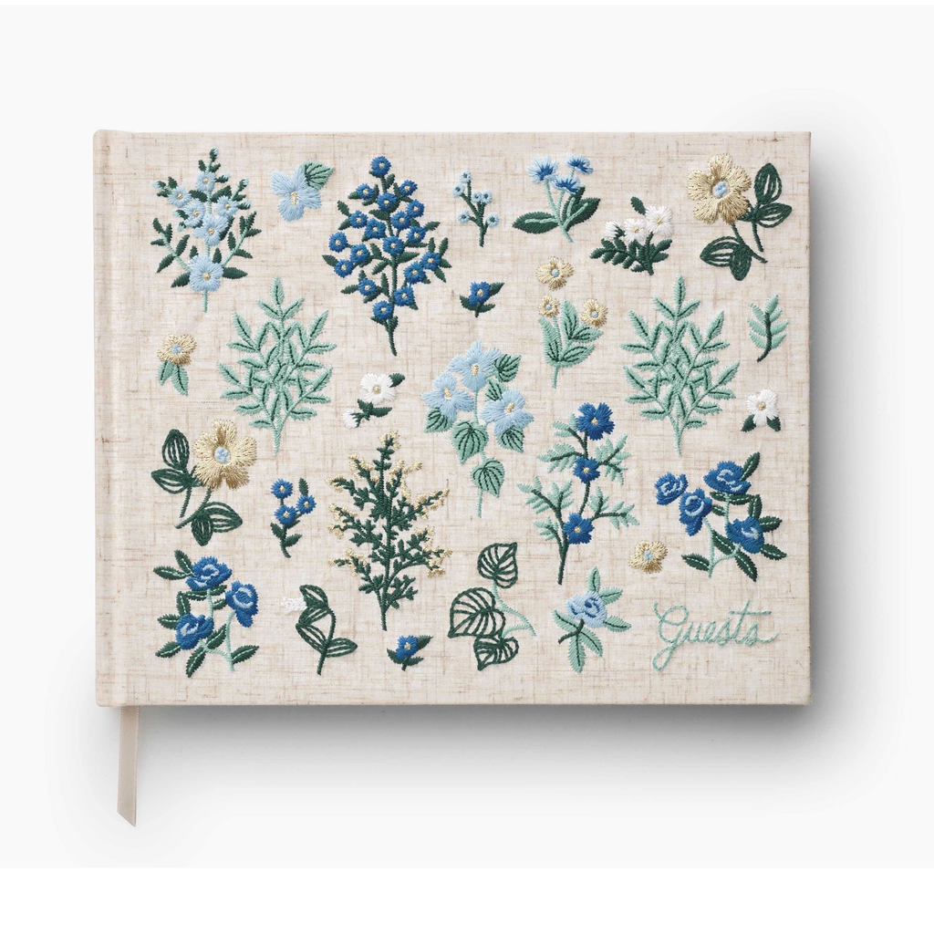 Rifle Paper Co. Wildwood Embroidered Guest Book