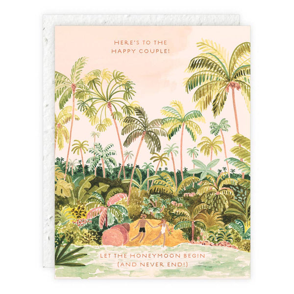 Seedlings - Beach Lovers - Wedding + Engagement Card