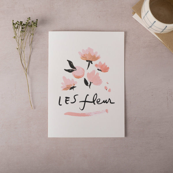 Katie Leamon - Les Fleur Greeting Card