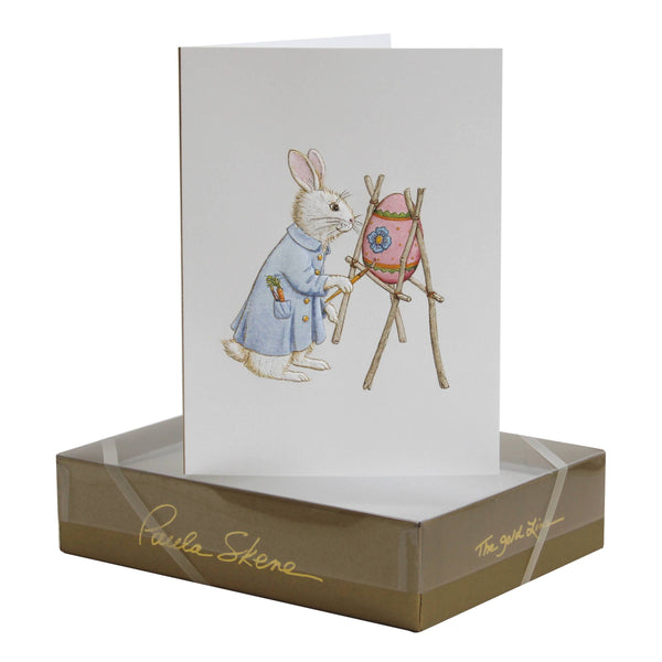 PAULA SKENE DESIGNS - Artist Bunny Easter Card