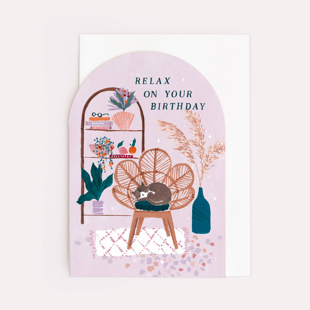 Sister Paper Co. Relax on Your Birthday Card