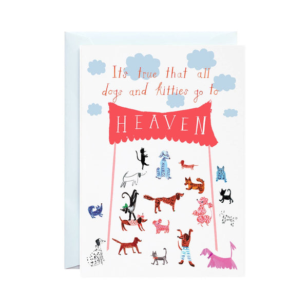 Mr. Boddington's Studio - Doggies in Heaven Sympathy Card