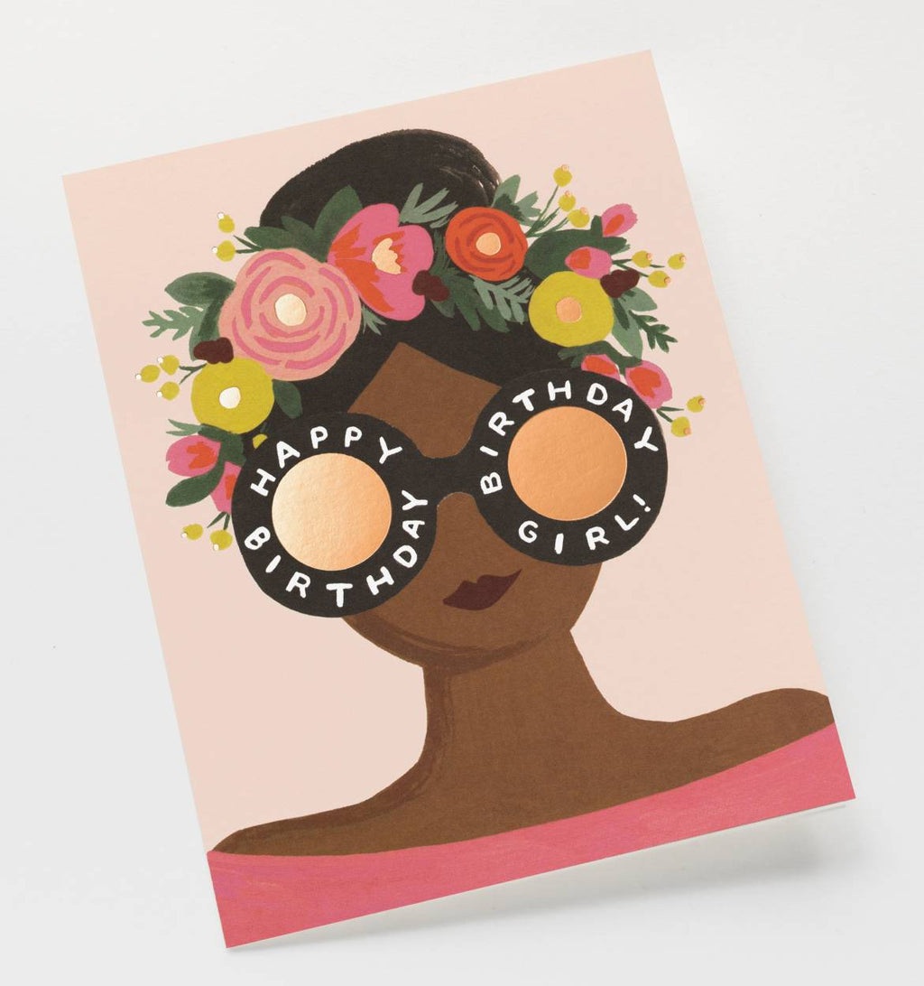 Rifle Paper Co. Flower Crown Birthday Girl Card
