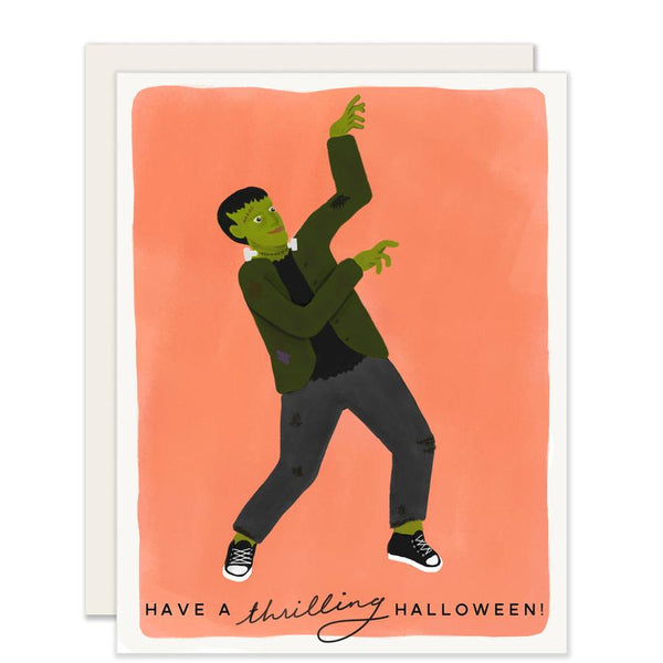 Slightly Stationery Thrilling Halloween Card