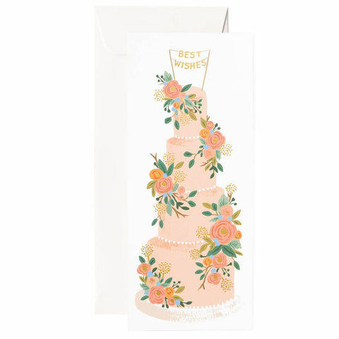 Rifle Paper Co. Tall Wedding Cake Card