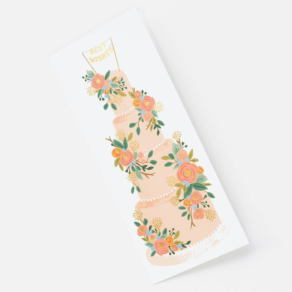Rifle Paper Co. Tall Wedding Cake Card