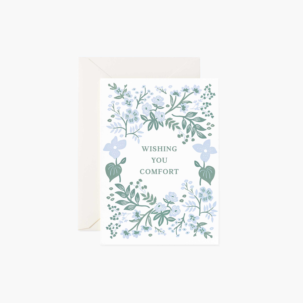 Rifle Paper Co. Indigo Sympathy Card