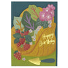 Raspberry Blossom Gardeners Birthday Card